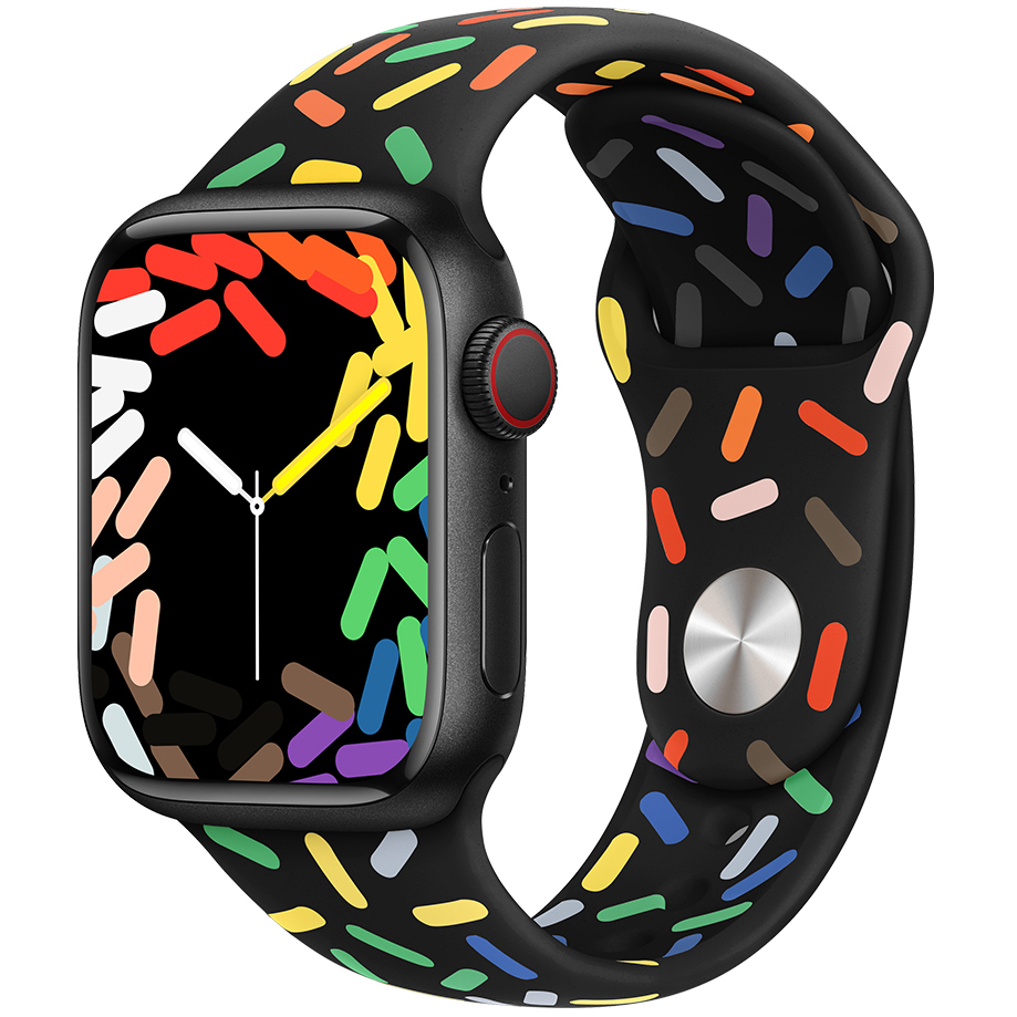 Apple Watch Pride Sport Band - Zwart